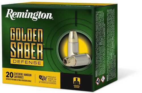 Remington Golden Saber Defense 10mm Auto – Reliable Brass Jacket Hollow Point Performance