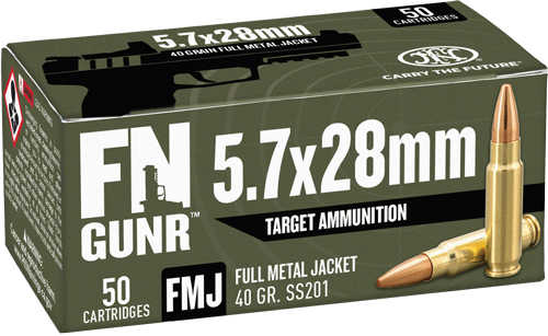FN 5.7X28MM FMJ SS201 – Reliable Full Metal Jacket Performance