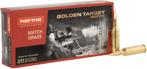 Norma 6.5 Prc 143 Grain Match Golden Target Ammo 20 Per Box