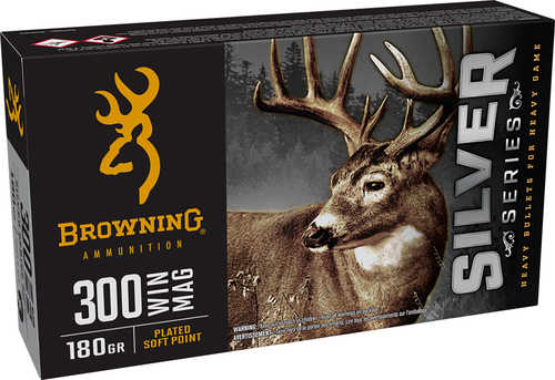 Browning Silver 300 Win Mag 180 Grain Ammo 20 Per Box