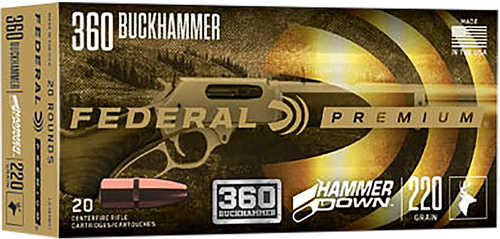 Federal HammerDown 360 Buckhammer 220 Grain Soft Point Ammo