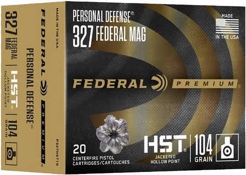 Federal Premium Personal Defense 327 Federal Mag 104 Gr JHP – Superior Stopping Power