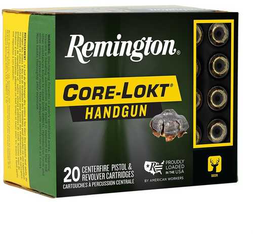 Remington Core-Lokt 44 Magnum 240 Gr Jacketed Hollow Point Ammo – Reliable Expansion Performance