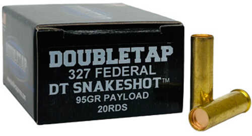 DoubleTap Ammunition SnakeShot 327 Federal Magnum – Versatile 95 Grain Shotshell 20 Round Box
