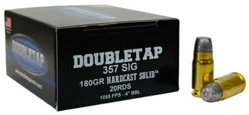 DoubleTap Ammunition Hardcast Solid 357 SIG – High Performance 180 Grain Gas Check Bullets