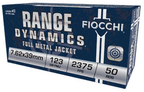 Fiocchi Rifle 7.62X39 123 Grain FMJ Ammo 50 Round Box