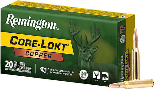 Remington Core Lokt Copper 270 Win 130 Gr Hollow Point Ammo