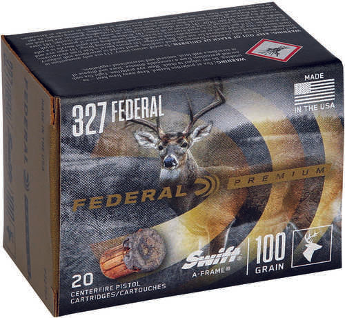 Federal Premium 327 Federal Mag 100 Gr Swift A Frame Ammo – Consistent Performance and Reliability