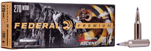 Federal Premium 270 WSM 136 Grain Terminal Ascent 20 Rounds