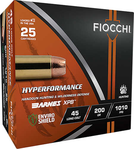 Fiocchi Hyperformance 45 Colt 200 Gr XPB Ammo – Powerful All Copper Hollow Point