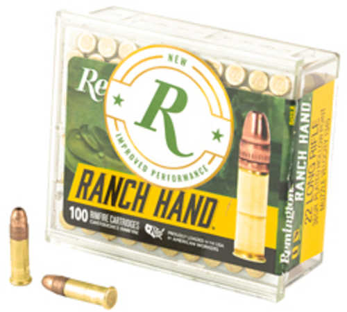 Remington Ranch Hand 22 LR 38 Grain Plated Hollow Point 100 Round Box