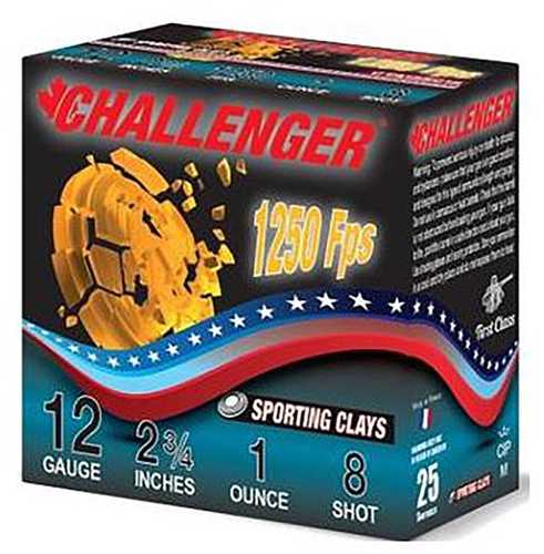 Challenger Sporting Clay 12 Gauge Ammo 2 3 Qrt Inch 1 Oz