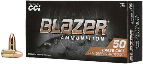 CCI Blazer 9mm Luger 100Gr Full Metal Jacket – Reliable Performance and Quality