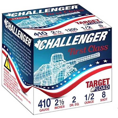 Challenger 410 Gauge 3 Inch Ammo 11/16 Oz 7-1/2 Shot 250