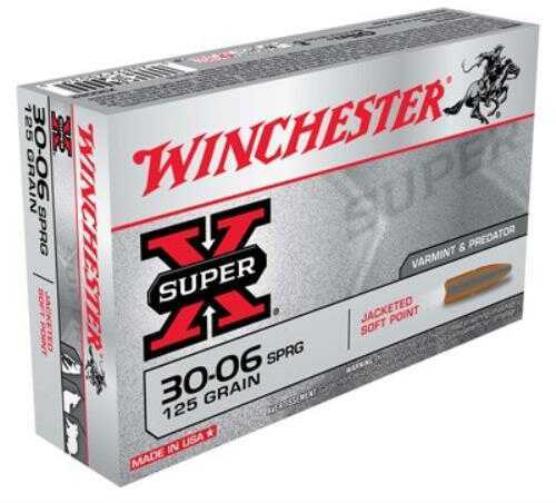 Winchester 30-06 125 Grain Soft Point Ammunition 20 Rounds