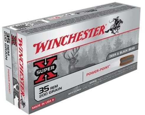 Winchester 35 Remington 200 Grain Soft Point Ammo, 20 Rounds