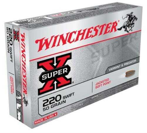 Winchester 220 Swift 50 Grain Soft Point 20 Rounds Ammo