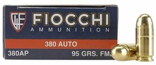 Fiocchi 380 ACP 95 Grain FMJ Ammunition – Consistent Performance for Training