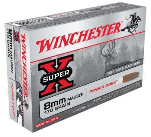 Winchester 8mm Mauser 170 Grain Soft Point Ammo 20 Rounds