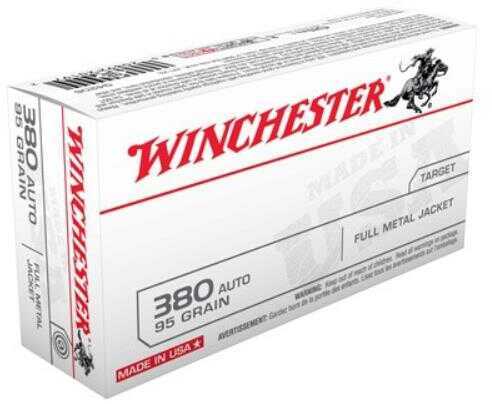 Winchester 380 ACP 95 Grain Full Metal Jacket – Consistent Performance and Outstanding Value