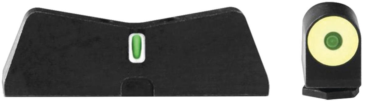 Xs Sight Systems Optics|Night Sights Xs Sight Systems  XS Sights DXT2 Big Dot Tritium Night Sight Front & Rear Yellow for Glock 17 19 22-24 26 27 31-36 38