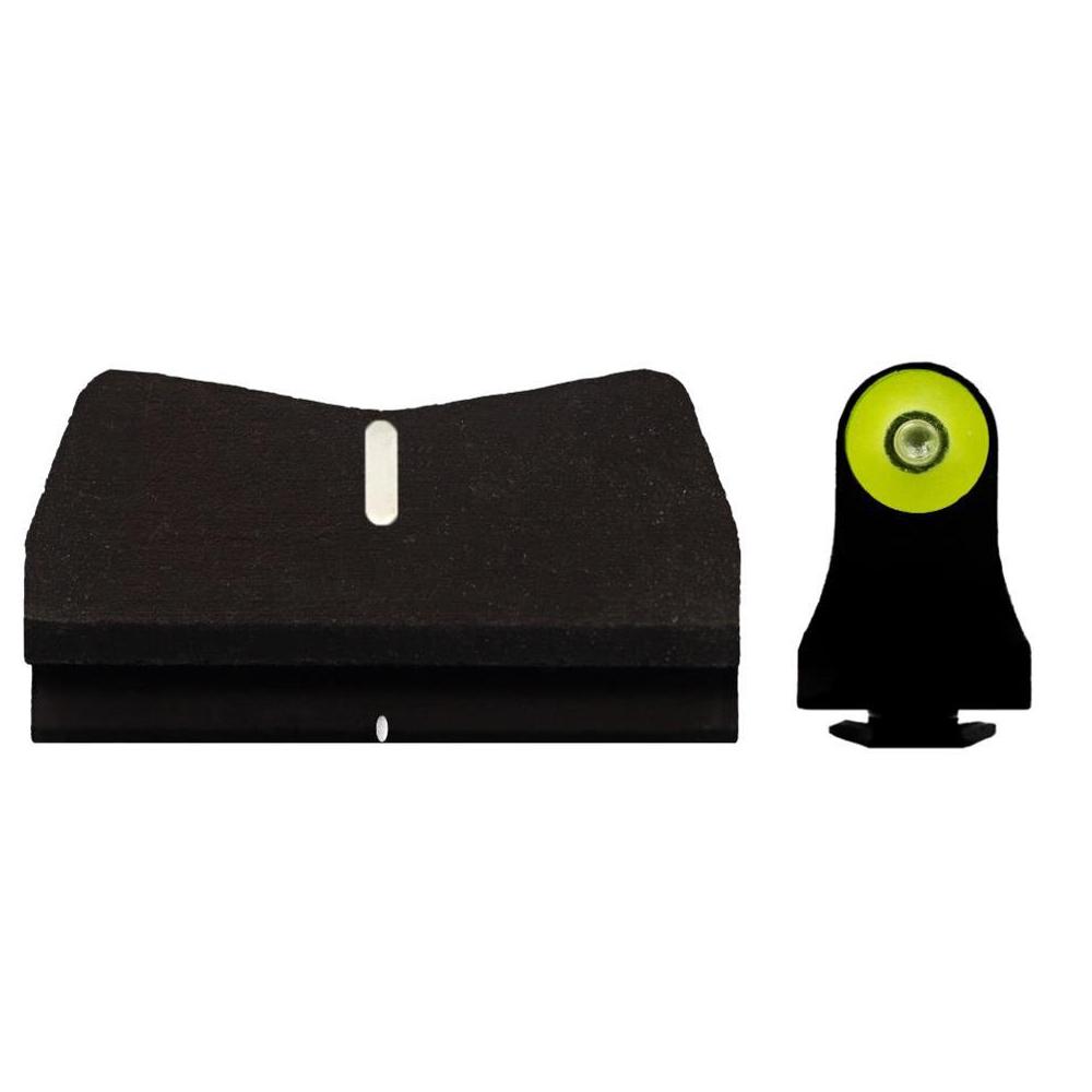 Xs Sight Systems Optics|Suppressor Height Sights Xs Sight Systems  XS Sight DXW2 Big Dot Sight for Glock Suppressor Hgt 17 19 22-24 26 27 31-36 - Yellow