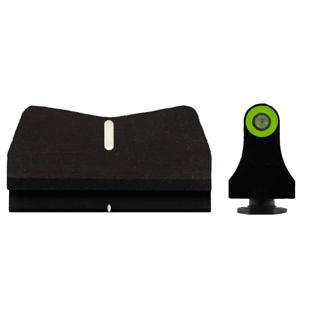 Xs Sight Systems Optics|Suppressor Height Sights Xs Sight Systems  XS Sight DXW2 Standard Dot Sight for Glock Suppressor Hgt 17 19 22-24 26 27 - Green