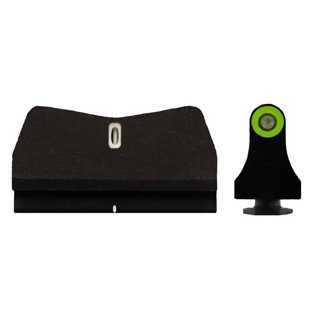 Xs Sight Systems Optics|Suppressor Height Sights Xs Sight Systems  XS Sight DXT2 Standard Dot Sight for Glock Suppressor Hgt 17 19 22-24 26 27  - Green