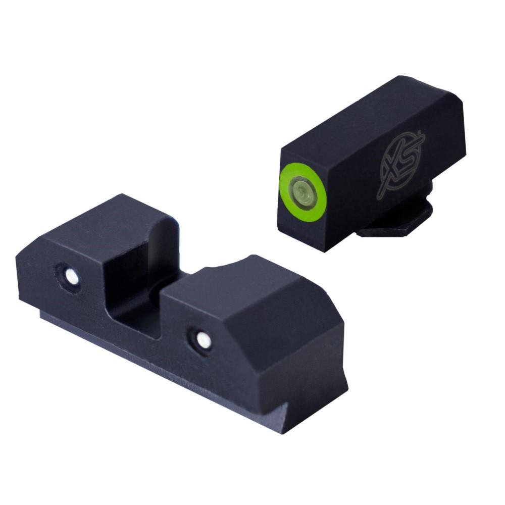 Xs Sight Systems Optics|Night Sights Xs Sight Systems  XS Sights R3D Night Sights Set for Glock 42/43/43x/48 Green Bulk 20/ct