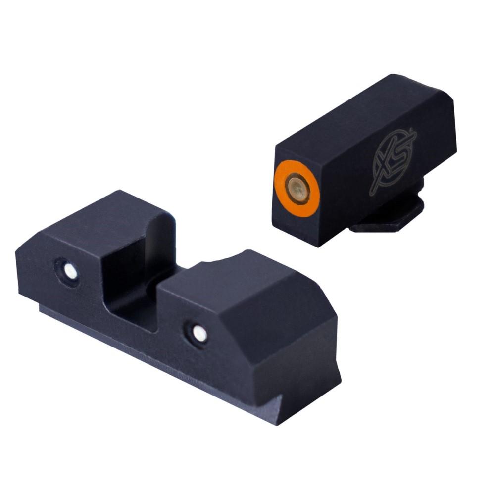 Xs Sight Systems Optics Xs Sight Systems  XS Sights R3D Night Sights Set for Glock 42/43/43x/48 Orange Bulk 20/ct