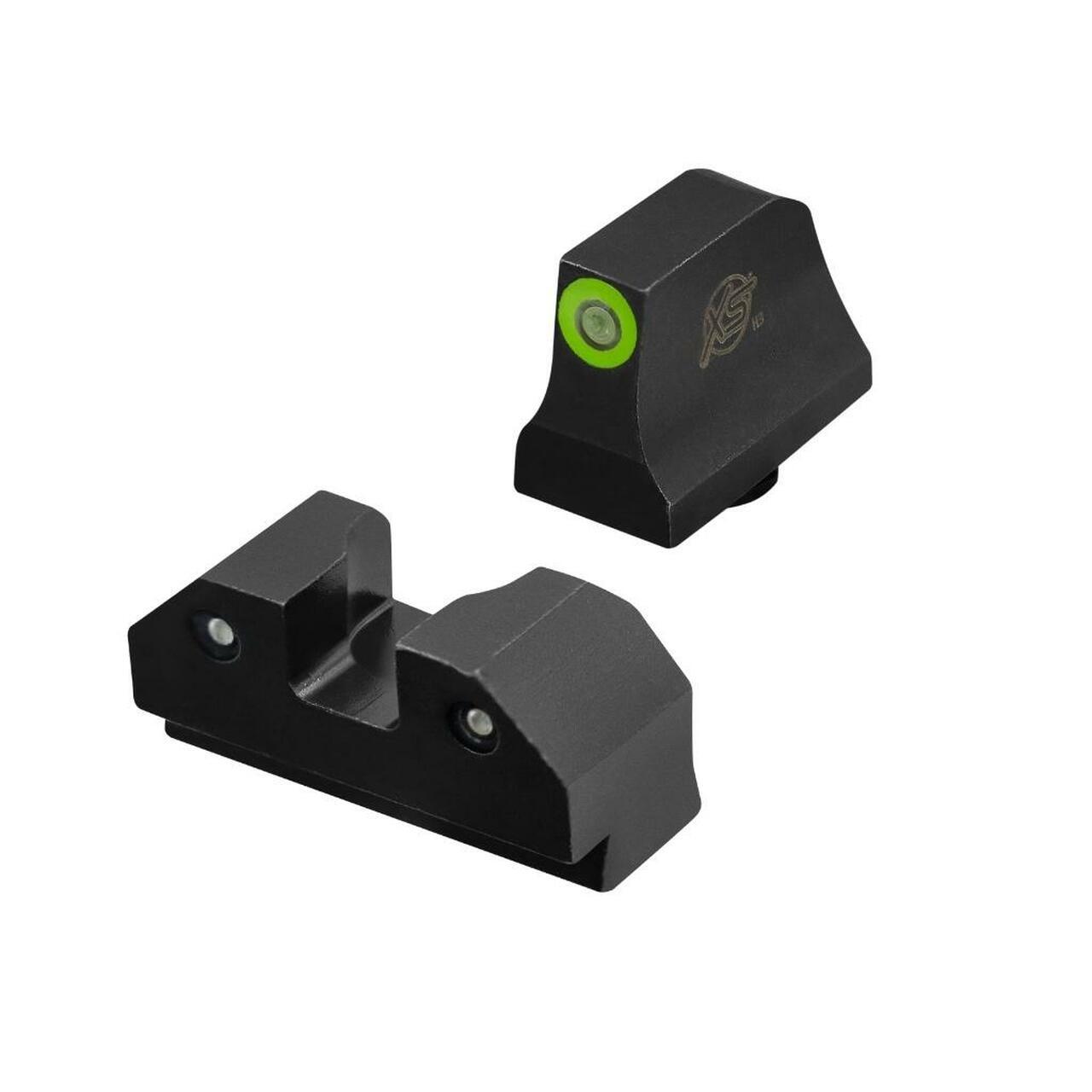 Xs Sight Systems Optics|Suppressor Height Sights Xs Sight Systems  XS Sights R3D Night Sights Green for Glock Suppressor/RMR Height 42 43 43x and 48