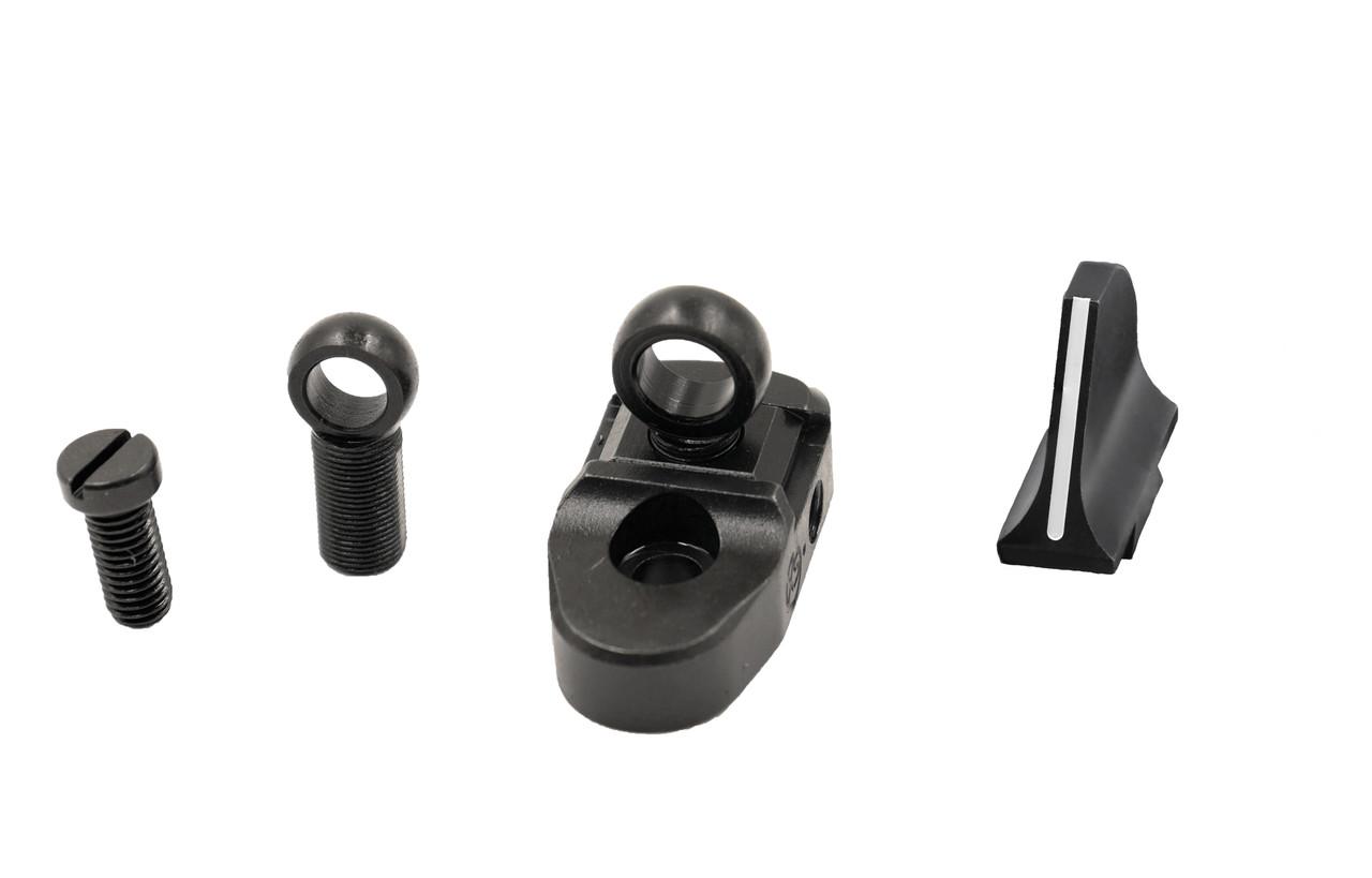 Xs Sight Systems Rifle Sights Xs Sight Systems  XS Sights Henry Ghost Ring Sight Set .357 Magnum Dovetail - Black Steel