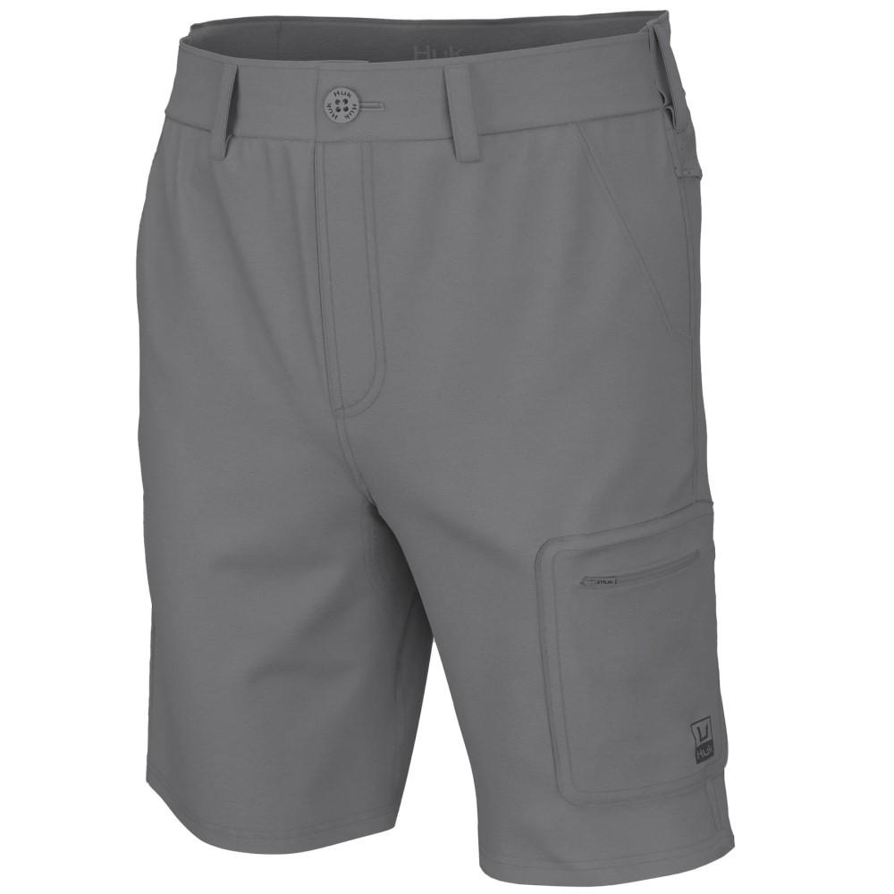 HUK Shorts|Clothing &amp; Footwear HUK Huk Next Level 10.5" Shorts Overcast Grey 2XL