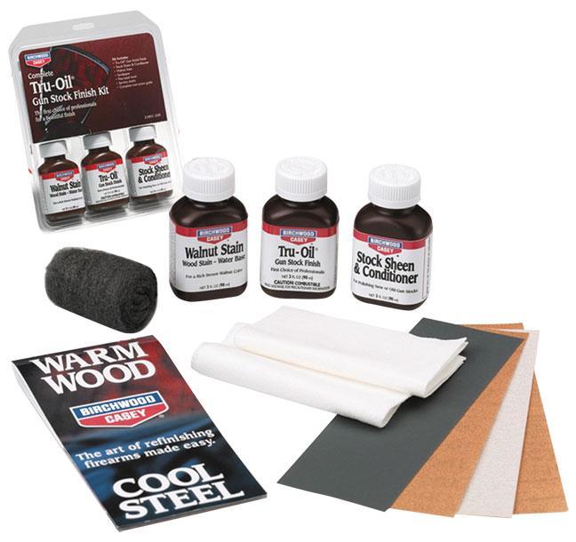 Birchwood Casey Paint Stain Polish &amp; Finish|Gun Cleaning Kits Birchwood Casey Birchwood Casey Tru-Oil Gun Stock Finish Kit