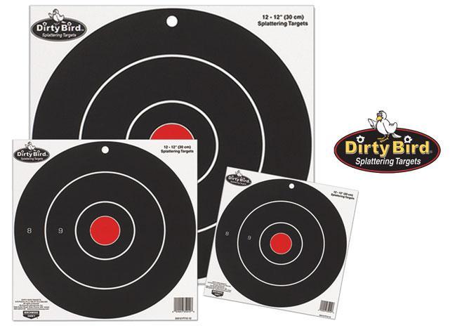 Birchwood Casey Paper Targets Birchwood Casey Birchwood Casey Dirty Bird Bull's Eye Targets 17.25" 5/Pack