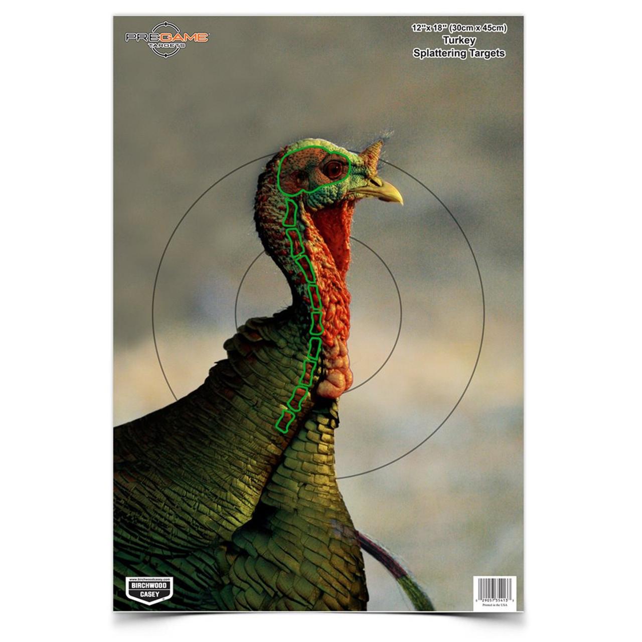Birchwood Casey Paper Targets Birchwood Casey Birchwood Casey Pregame Turkey Paper Targets 12"x18" 8/ct