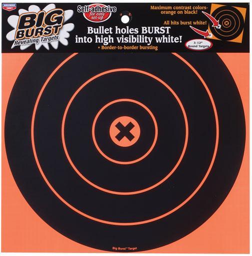 Birchwood Casey Paper Targets Birchwood Casey Birchwood Casey Big Burst Revealing Targets 12" 3/Pack