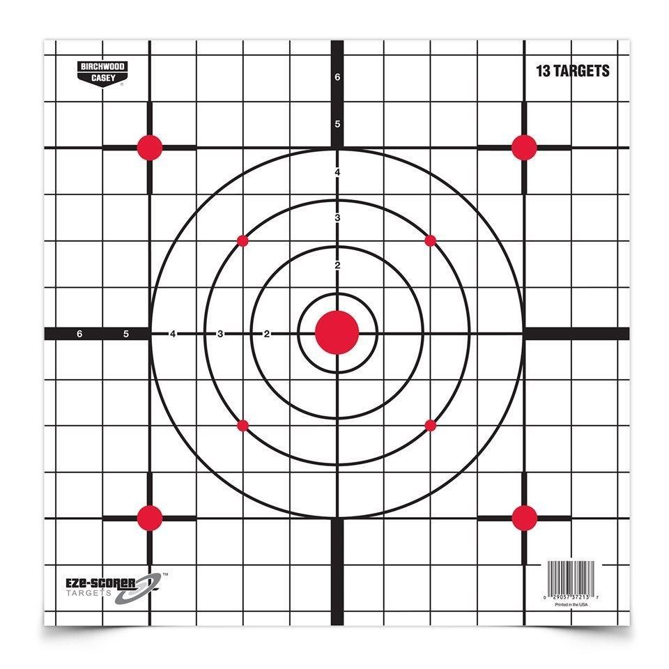 Birchwood Casey Paper Targets Birchwood Casey Birchwood Casey Eze-Scorer Targets Paper Targets 12" Sight-In (13-Pack)