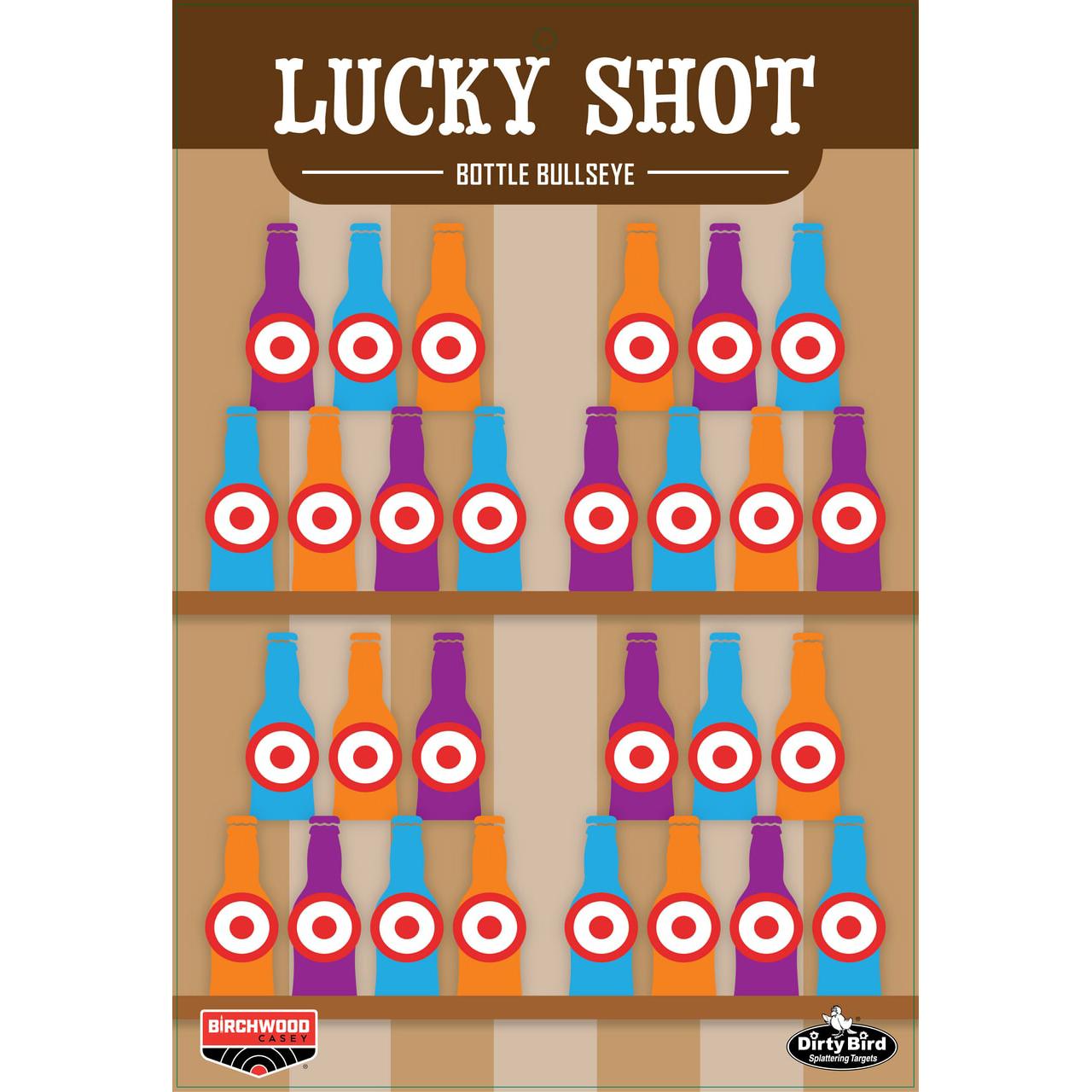 Birchwood Casey Paper Targets Birchwood Casey Birchwood Casey Dirty Bird "Lucky Shot" Bottle Target 12"x18" 6/ct