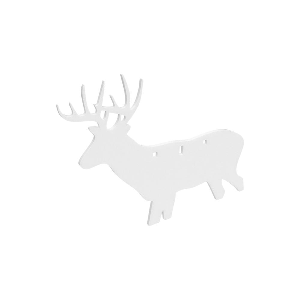 Birchwood Casey Steel Targets Birchwood Casey Birchwood Casey AR500 3/8" SiLeft Handouette Plate Target 3-Hole Deer