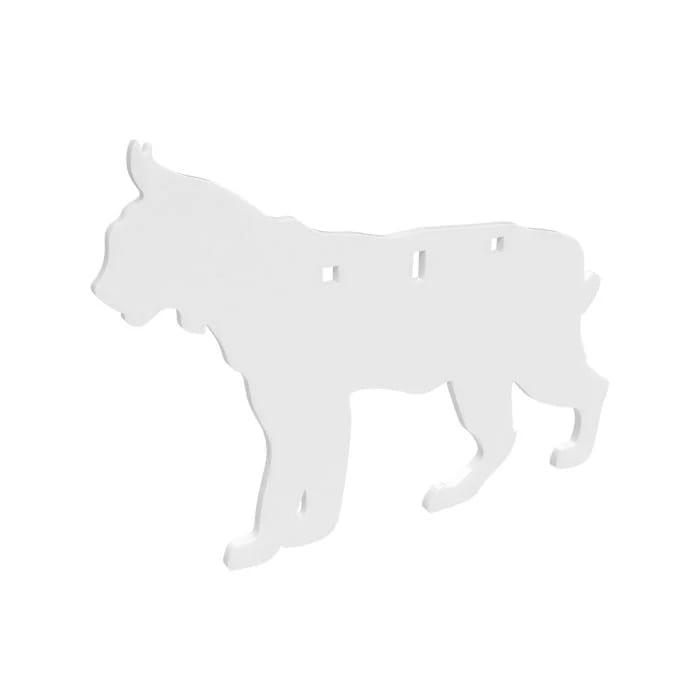 Birchwood Casey Steel Targets Birchwood Casey Birchwood Casey AR500 3/8" Steel 1 Hole Animal SiLeft Handouette Target - Bobcat 1/ct