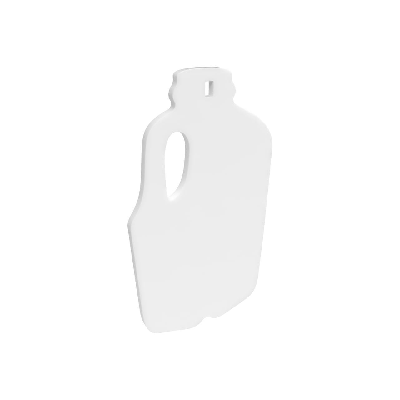 Birchwood Casey Steel Targets Birchwood Casey Birchwood Casey AR500 3/8" SiLeft Handouette Plate Target 1-Hole Milk Jug