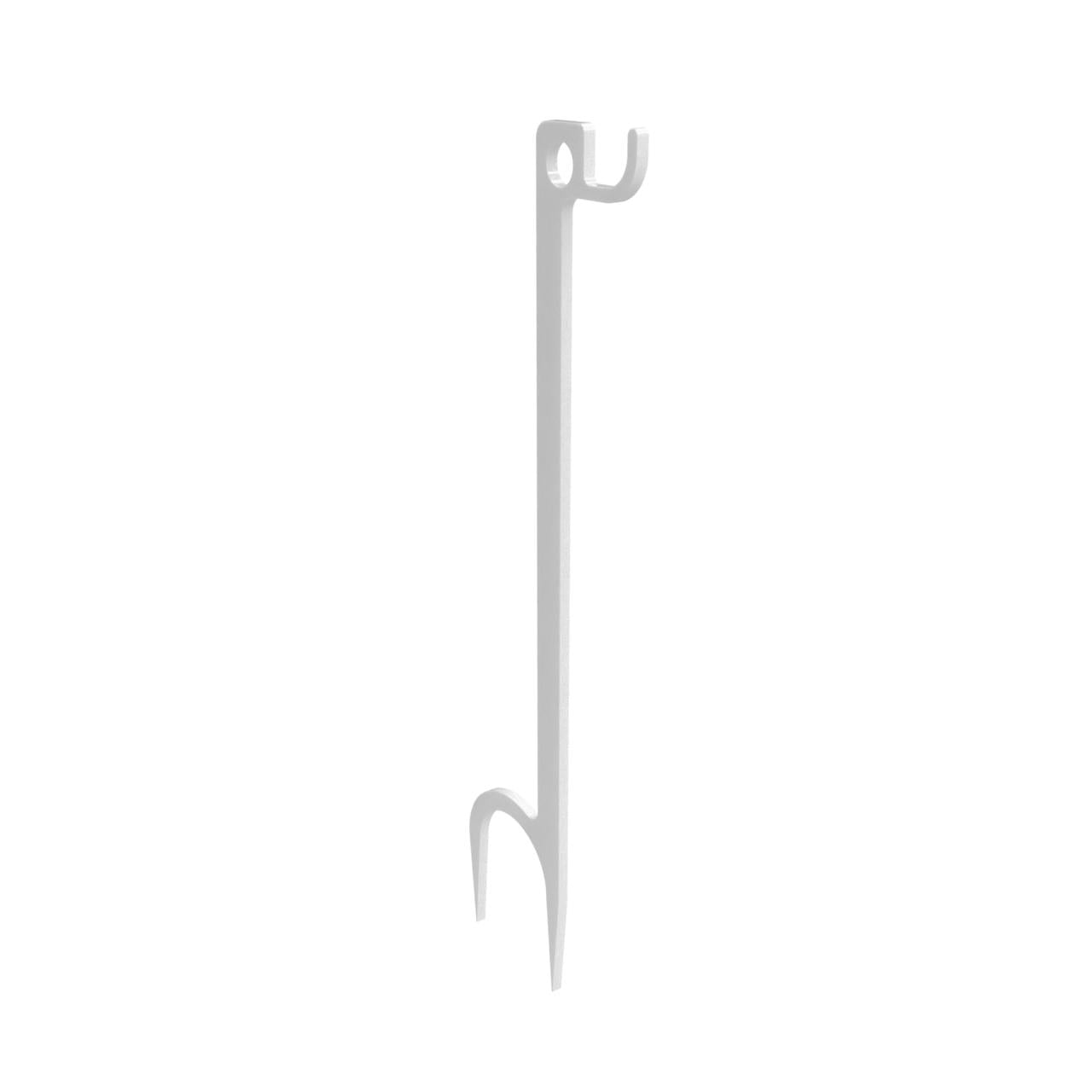 Birchwood Casey Target Stands &amp; Accessories Birchwood Casey Birchwood Casey single Hook Steel Target Hanger Ground Stake - White