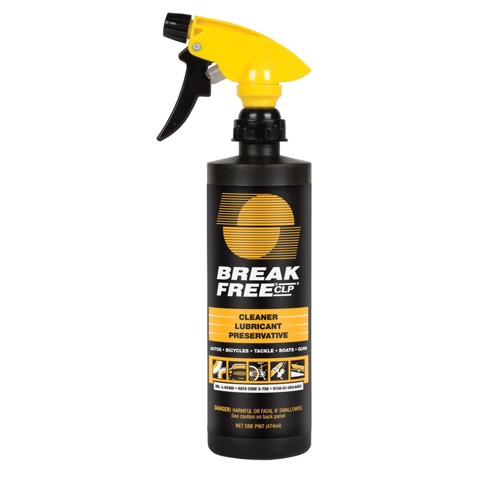 Safariland / Break Free Gun Oils &amp; Gun Cleaning Solvents Safariland / Break Free Break Free CLP Cleaner 16 oz Spray Bottle