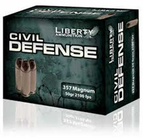 Liberty 357 Magnum Ammunition – Exceptional Velocity with 50 Grain Hollow Point