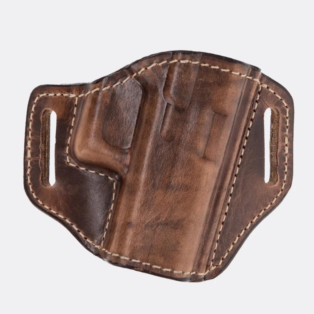 Bianchi Gun Holsters Bianchi Bianchi Remedy Belt Slide Holster for Colt 1911 Weathered Tan Right Hand