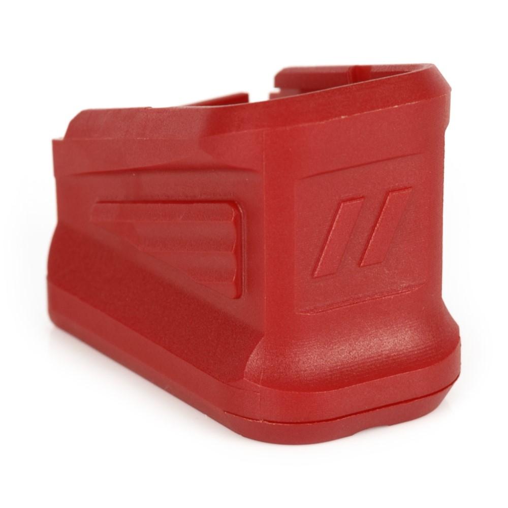 ZEV Technologies Magazine Extensions ZEV Technologies ZEV Basepad for Glock 9mm Luger/40 S&W Red 5/rd