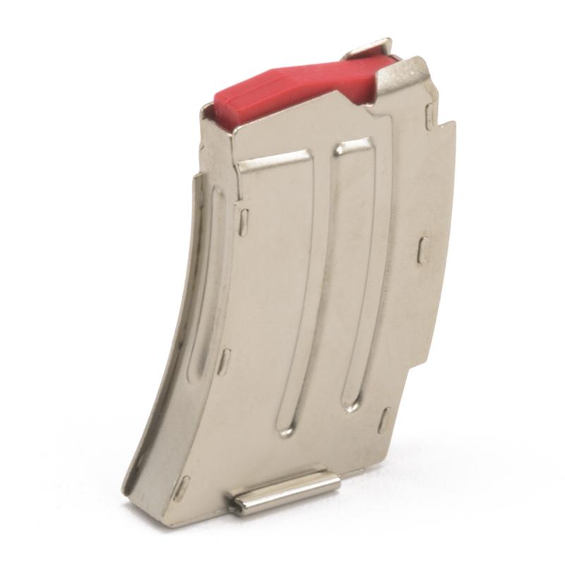 Savage Arms Rifle Magazines Savage Arms Savage Arms Mark II Series 22 LR / .17 MACH 2 Magazine Stainless Steel 5/rd