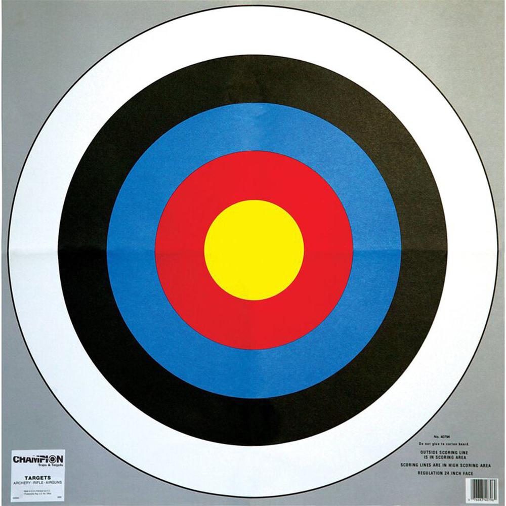 Champion Paper Targets Champion Archery Target 24" Bullseye 2/ct