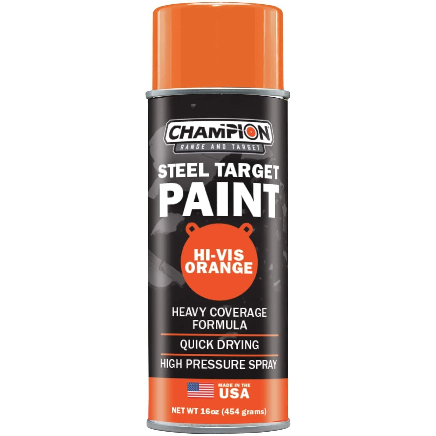 Champion Steel Targets ChampionAR500 Steel Spray Paint 16oz Orange